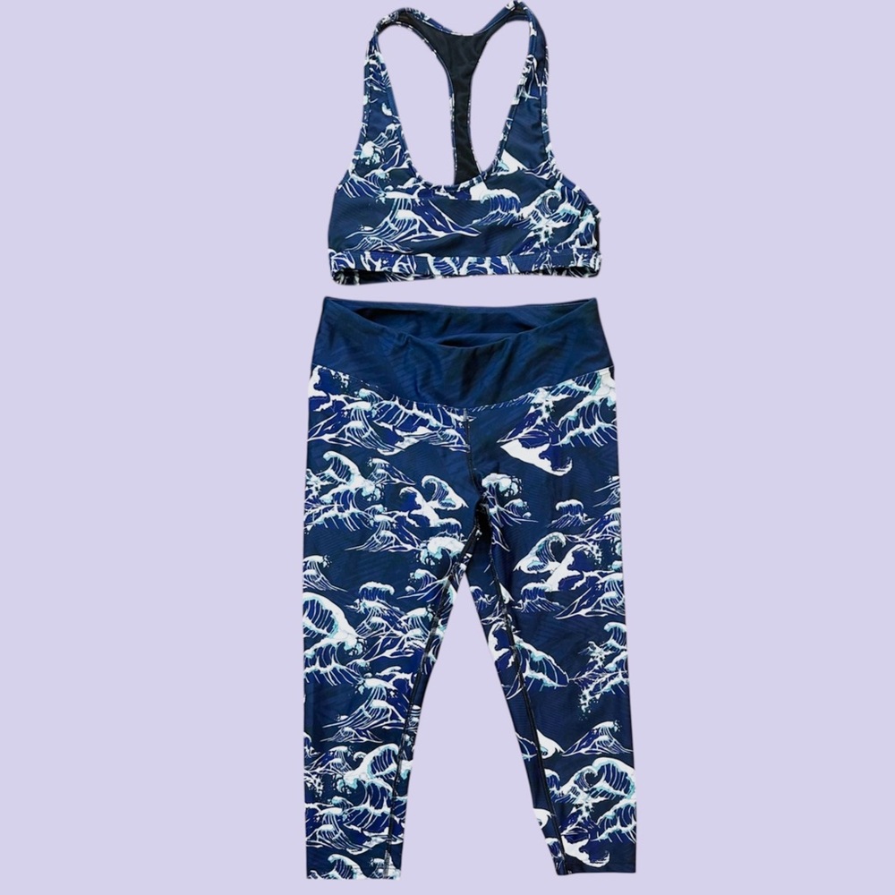 HANDSOME The Great Wave leggings set